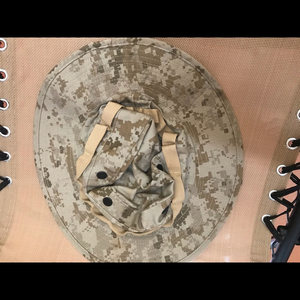 Tru-spec 7 in hat - desert camouflage color military style